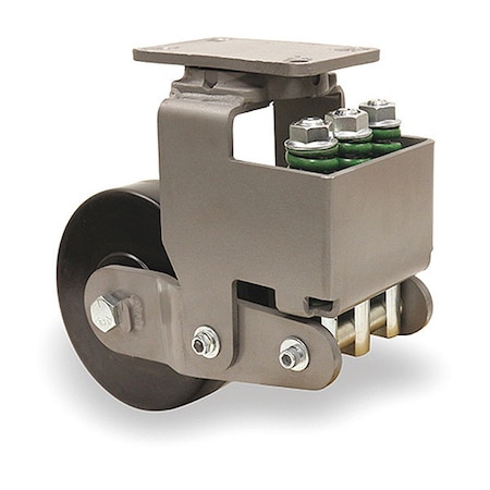 Hamilton Aerospace Spring Loaded Forge Master Swivel Caster, 12" x 3" Plastex Phenolic Wheel S-AEZFFM-12PH