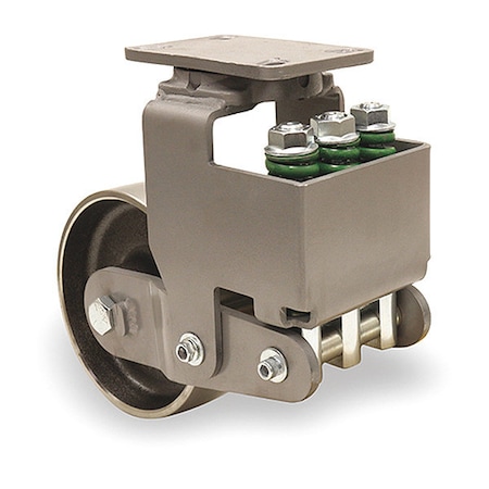 Hamilton Aerospace Spring Loaded Forge Master Swivel Caster, 10"X3" Forged Steel Wheel S-AEZFFM-13FSB