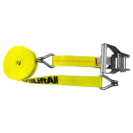 Lift-All Cargo Strap, Ratchet, U-Hook, 27 ft. x 2 in., 3300 lbs 26422