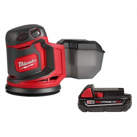 Milwaukee Tool M18 Random Orbit Sander + M18 CP2.0 Battery 2648-20, 48-11-1820