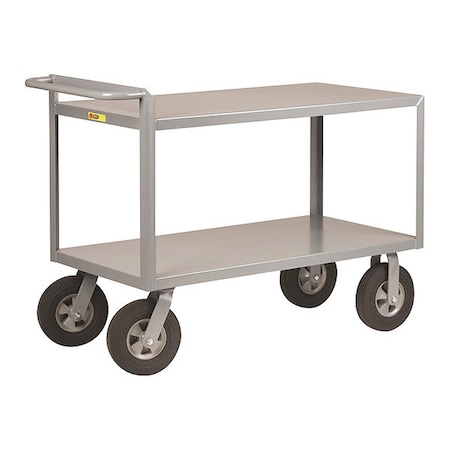 Little Giant Utility Cart, 12 ga. Steel, 1500 lb Load Capacity, 54" L, 24" W G244810SR