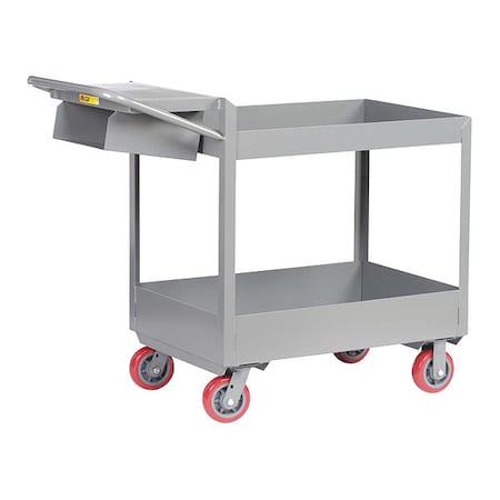 Little Giant Order Picking Stock Cart, 12 ga. Steel, 3600 lb DS2436X36PYWSP