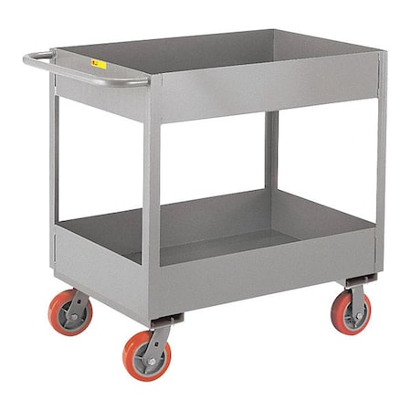 Little Giant Utility Cart, 12 ga. Steel, 3600 lb Load Capacity, 42" L, 24-3/8" W, 38" H DS2436X66PY