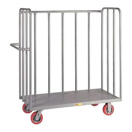 Little Giant Utility Cart, 12 ga. Steel (Deck), 3600 lb Load Capacity, 56" L OT24486PY