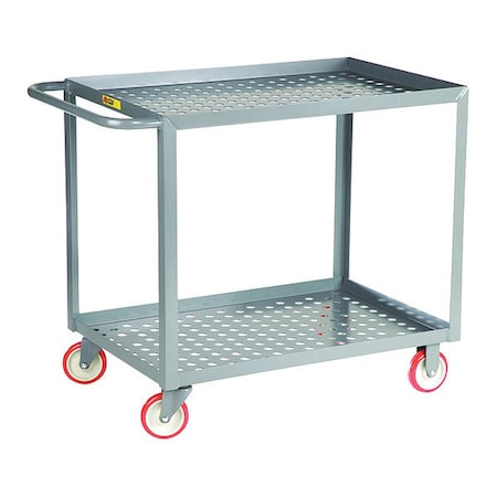 Little Giant Garden Cart, 12 ga. Steel, 1200 lb. Load Capacity, 42" L, 24" W, 35" H LGLP2436BK