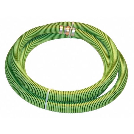 Eagle GN/BK EPDM Suction Hose, 1.5"x20 ft. A004-0249-1620