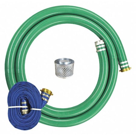 Eagle Suction/Discharge Pump Hose Kit, 3" A007-AMHOSEKIT3T