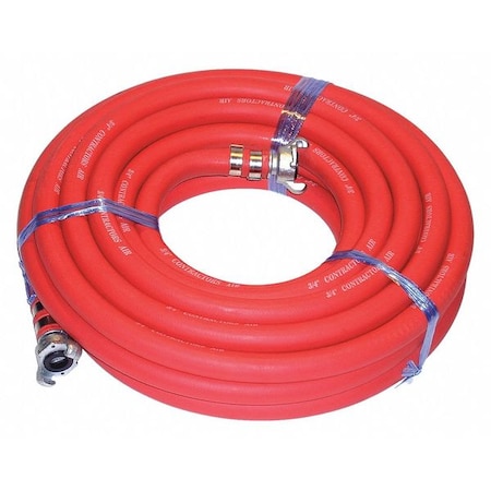 Eagle 3/4" x 50 ft Rubber Coupled Air Jackhammer Hose 300 psi RD AH15RD-075UU50