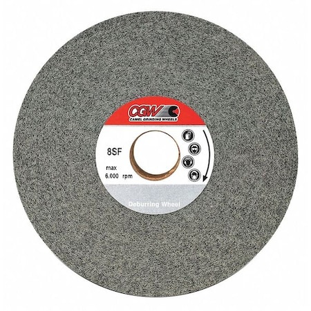 Cgw Abrasives Convolute Whl, 6 x 1 x 1, 9S, Fine 70137