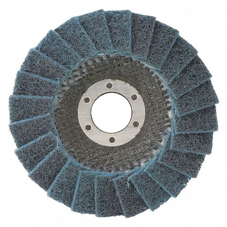 Cgw Abrasives Flap Disc, 4.5x7/8, T29, Non-Woven V Fine 70124