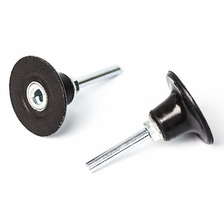 Cgw Abrasives Backup Pad, 2 dia.x1/4, Med Pad, T Roll on 59732