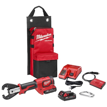 Milwaukee Tool M18 FORCE LOGIC 6T Utility Crimper Kit w/Kearney Grooves 2678-22K
