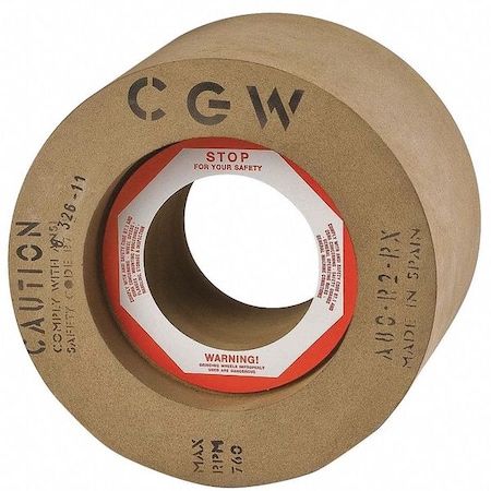Cgw Abrasives Grinding Whl, 12x6x5, T7, R/2-7.5x1.5 35288
