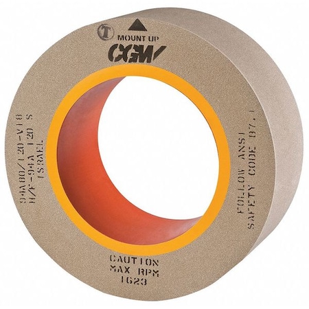 CGW ABRASIVES Grinding Whl, 20x8x12, T1, 94A60-K-V18 35293