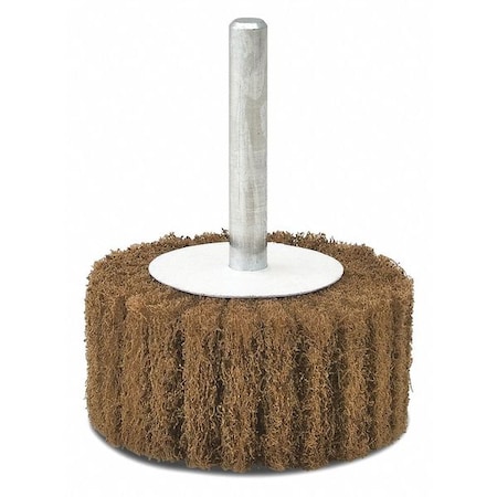 Cgw Abrasives Flap Whl, 2x1x1/4, CRS, Tan 36453