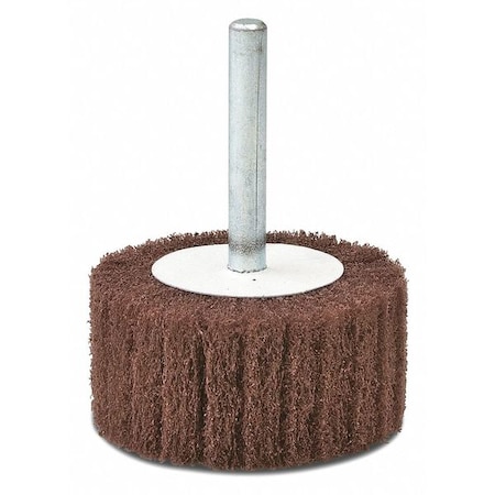 Cgw Abrasives Flap Whl, 1x1x1/4, Fine, Blue 36452