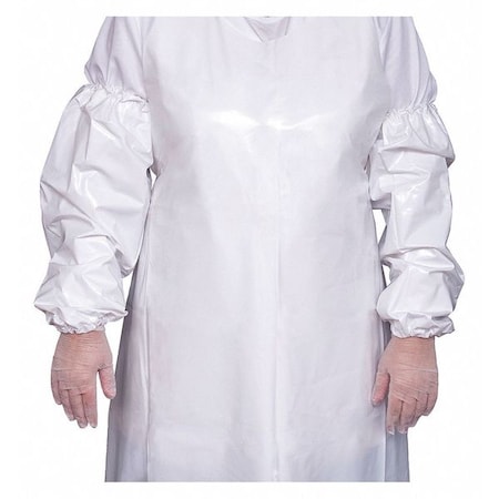 Top Dog Protective Sleeve, 18 in Length, 6 mil Thick, Not Applicable Seam, White 84015