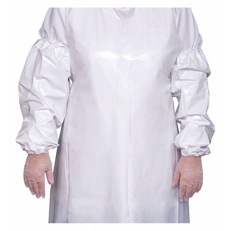 Top Dog Protective Sleeve, 21 in Length, 6 mil Thick, Not Applicable Seam, White 84025