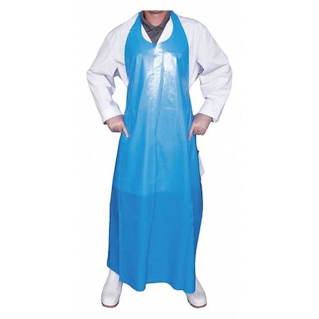 Top Dog Die Cut Apron, 45", 6 mil, Blue 80013