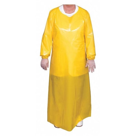 Top Dog Die Cut Gown, 6 mil, Yellow, L 86036