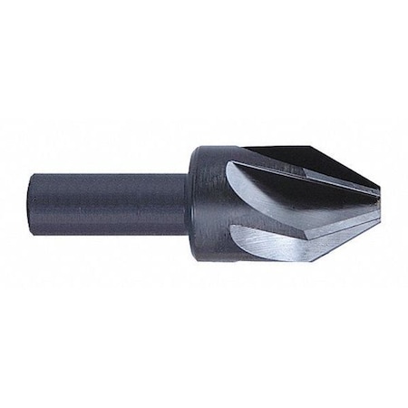 MELIN TOOL CO Countersink, Hss, 82 deg., 1/4", Number of Flutes: 6 HS6-1/4-82