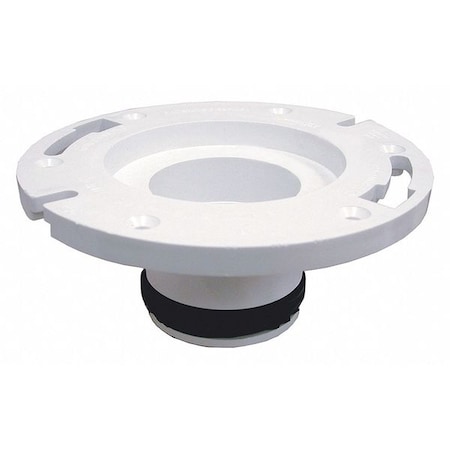 Jones Stephens Two-Finger Closet Flange, PVC 4"x3" C4743P