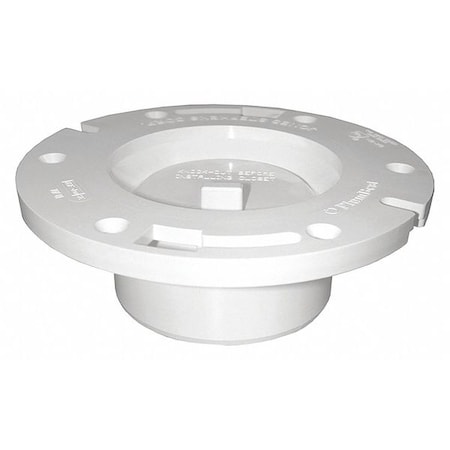Jones Stephens Closet Flange, KnocKOut, PVC, 3"x4" C50340