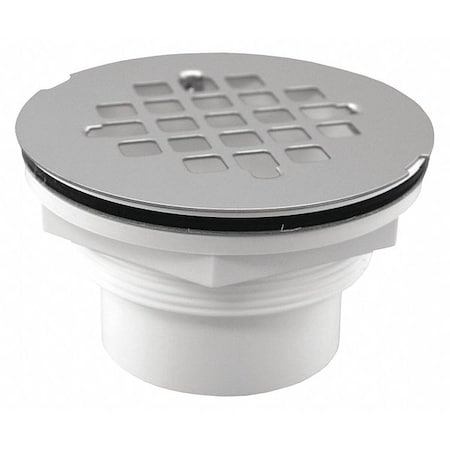 Jones Stephens Shower Stall Drain Solvent Weld, PVC, 2" D41007