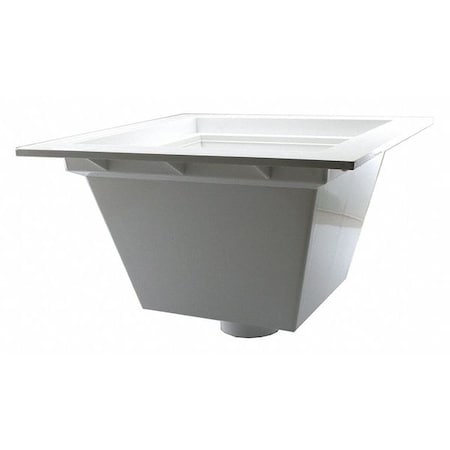 Jones Stephens Floor Sink Floor Sink, 2" Pipe Dia., PVC S59002