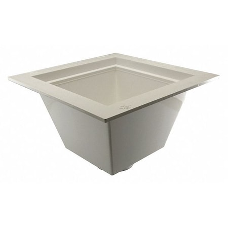 Jones Stephens Floor Sink Floor Sink, 3" Pipe Dia., PVC S59003