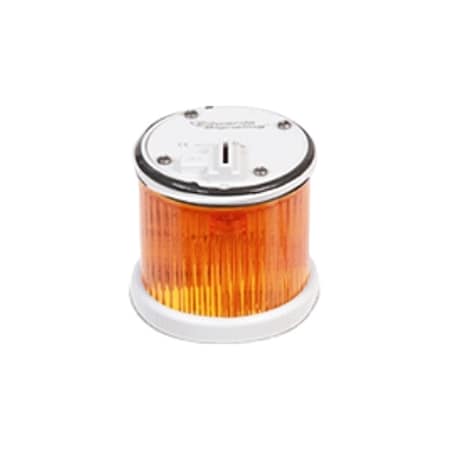 Edwards Signaling Tower Light Module, 24V AC, 24V DC, Amber, 2 15/16 in Dia., 3 1/8 in Height, LED, 270BC Series 270LEDMA24AD