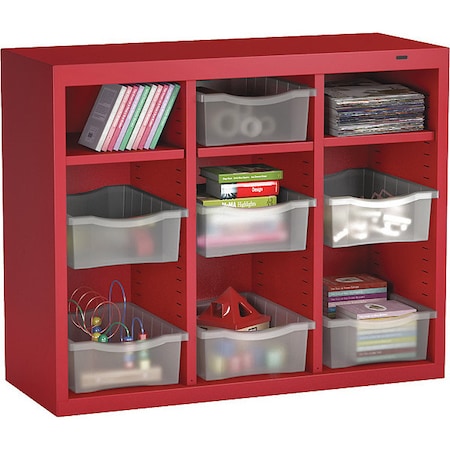 Tennsco Cubby Unit, 6 Adjustable Openings CC-30-CRI