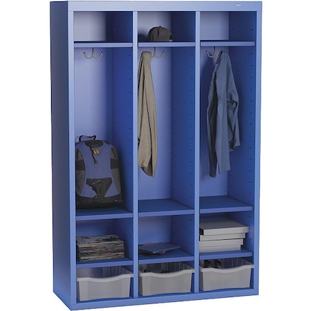 Tennsco Cubby Unit, 12 Adjustable Openings CC-52-EBL