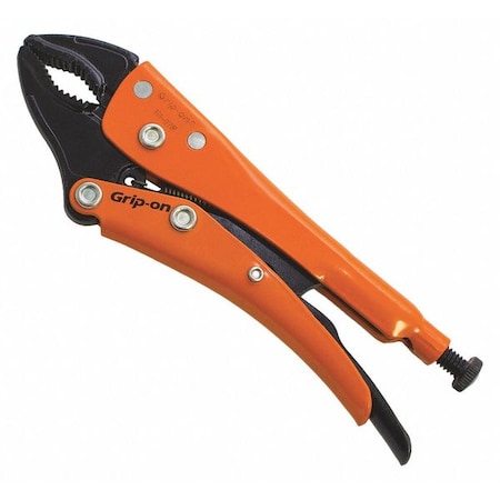 Grip-On 7" Curved universal locking jaw pliers. GR11107