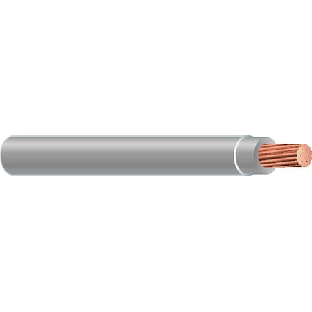 Southwire TFFN Building Wire, Copper, 18 AWG, 1C, Gray, Stranded, 500 ft 27031401