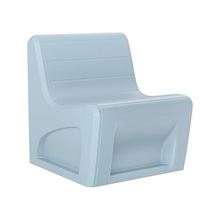 Cortech Sync Chair with Door, Blue Gray Seat, 29 in W 32 in L 33 in H, Polyethylene Seat 270BGS