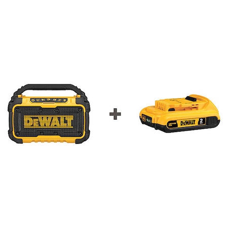 Jobsite Bluetooth Speaker, 12.0 