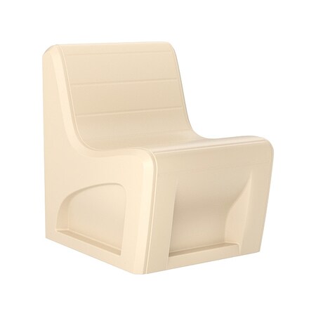 Cortech Sync Slim Chair with Door, Sand Seat, 25 in W 32 in L 33 in H, Polyethylene Seat 272SDS