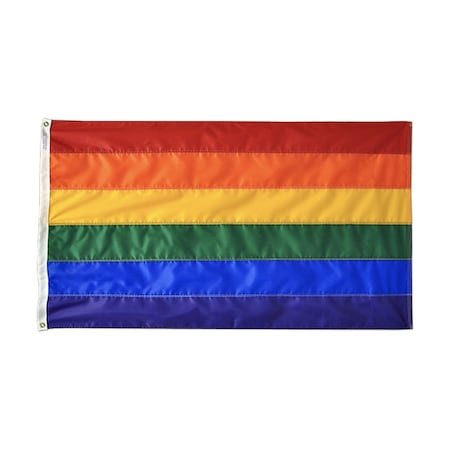 Annin Flagmakers Pride Flag, 3 ft. H, 5 ft. W 272413