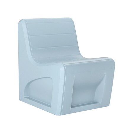 Cortech Sync Slim Chair with Door, Blue Seat, 25 in W 32 in L 33 in H, Polyethylene Seat 272BGS
