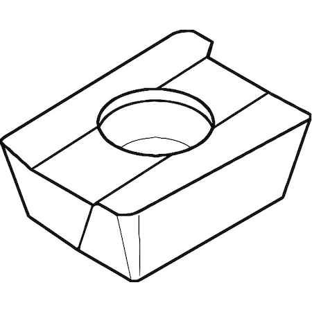 Widia Insert, 0.3750 in, 0 Degrees RNM32S0820