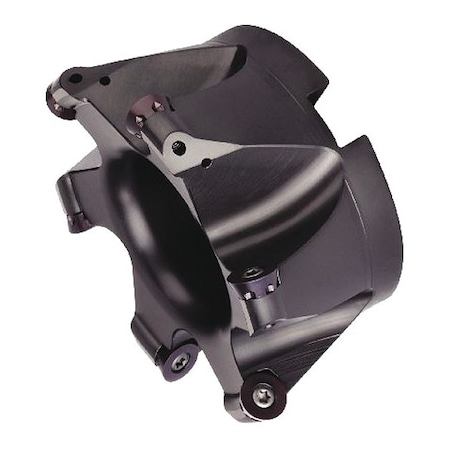 Widia Indexable Face Mill, M100 Series, High Speed Steel, 0.2362 in Depth of Cut M100D200Z05S075RD12