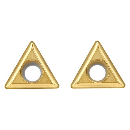 Widia Triangle Turning Insert, Triangle, 3/8 in, TPMT, 0.0312 in, Carbide TPMT322LF CG5