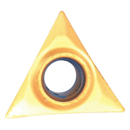 Widia Triangle Turning Insert, Triangle, 1/4 in, TPGT, 0.008 in, Carbide TPGT21505HP CG5
