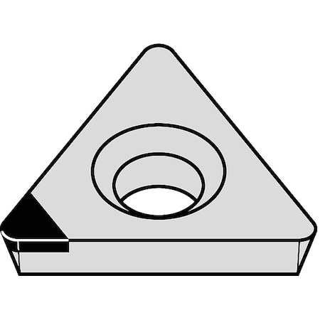 Widia Triangle Turning Insert, Triangle, 5/32 in, TDHB, 0.002 in, Diamond TDHB1308X0M YYD400