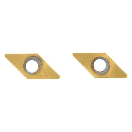 Widia Diamond Turning Insert, Diamond, 3/16 in, GCHW, 1, Carbide 2827577