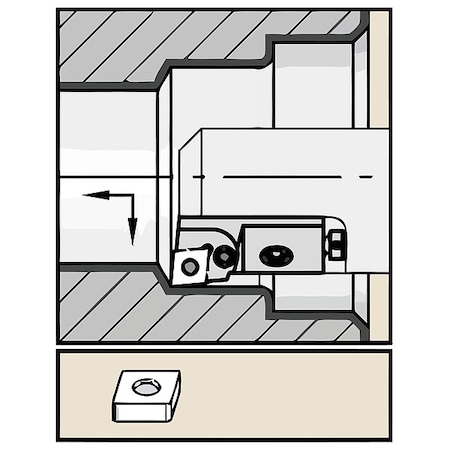 Widia Grooving/Parting Insert 510116