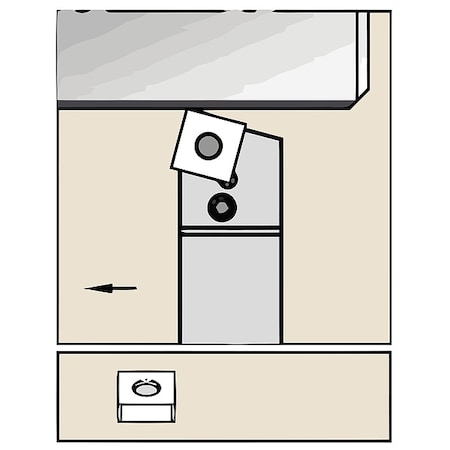 Widia Cartridge, Kenloc KL Series, MSRNL20CA5, WG MSRNL20CA5