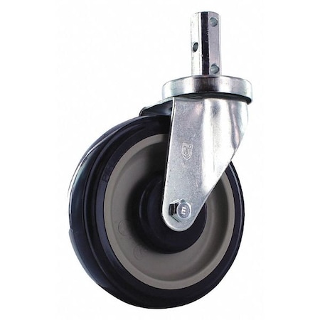 R.W. Rogers Co Poly Wheel, 3/4" sq. Stem, 5", PK2 CAS621-LC