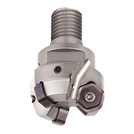 Widia Indexable Profiling End Mill, M1200 Mini Series, High Speed Steel, 1.70mm Depth of Cut M1200HF025Z03M16HN07